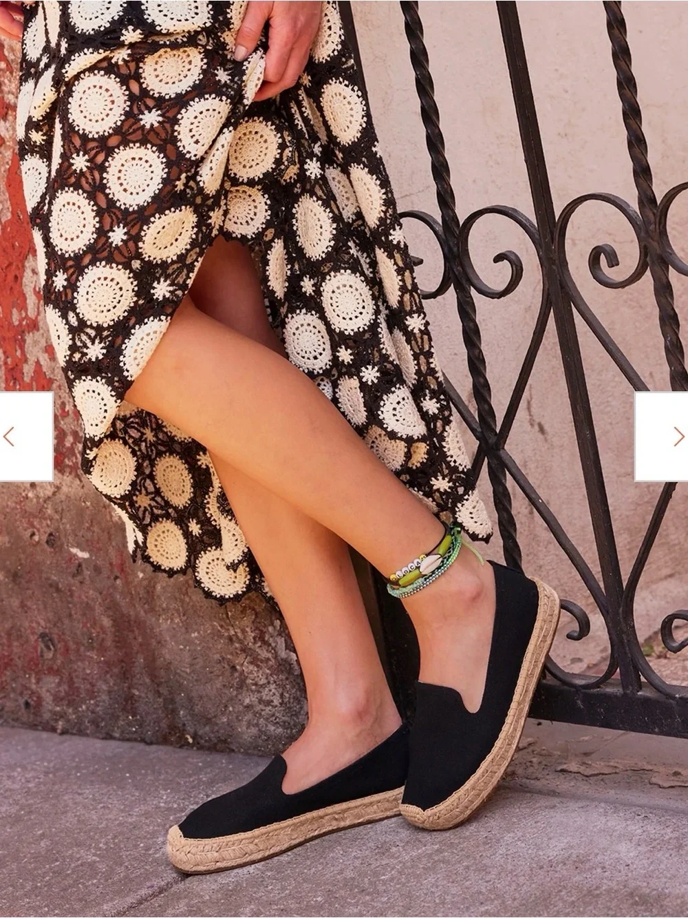 Soludos Black platform Canvas Espadrille Slip-Ons